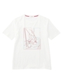フットデザインTシャツ/イエロー(032)