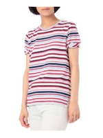 マルチボーダーカットソー/ホワイト(302)