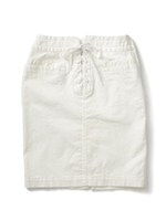 LACE UP SKIRT/ホワイト