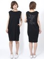 N/S TUCK DRESS/アッシュ