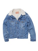 【Casual】デニムボアGジャン/ブルー