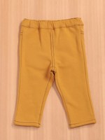 ストレッチ裏毛フル丈スリムパンツ/マスタード