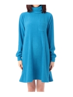 タートルネックリブニットワンピース/イエロー(032)