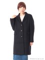 【12/10放送ヒルナンデス！紹介商品】チェスターコート/Black