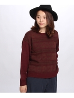 トライバル柄ニット/ネイビー(193)