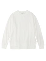 ハイネック裏毛プルオーバー/ホワイト系(002)