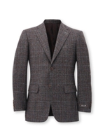 Ferla グレンチェックジャケット/ボルドー(364)