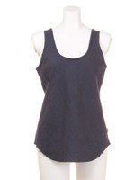 【BED&BREAKFAST】WASHER W GAUZE Tank/NAVY