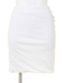 【BED＆BREAKFAST】Technorama Standard Mini Skirt/WHITE