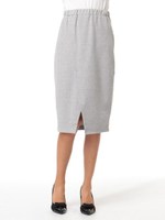 カットミモレタイトスカート/グレー