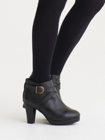 クロスベルトブーツ/ブラック