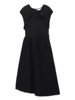 ブラックラッフルワンピース/BLK