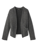 ラメ混ニットカーディガン/ブラック(519)