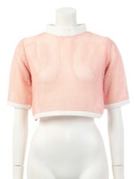 Mesh tops/ピンク