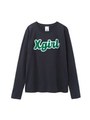 PATCHED LOGO L/S TEE/ネイビー