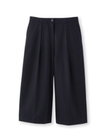 rue blanche ジョーゼットガウチョパンツ/ネイビー(093)