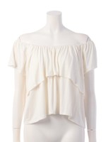 オフショルフレアカットTOPS/ミックス1