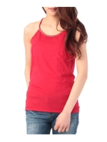 ビーズつきキャミソール/レッド(062)