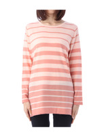 ランダムボーダーニット/ライトグリーン(321)