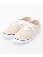 レースアップローカットスニーカー/オフホワイト(003)