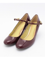 2WAYエナメルパンプス/ボルドー(064)