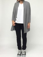 DRAPED CARDIGAN/ブラック