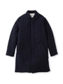 UNIVERSAL WORKS 中綿ステンカラーコート/ブルー系(095)