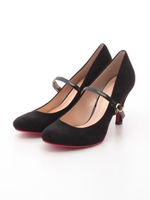 【vanitybeauty】【柔ラカSoft Insole】2WAYプレーンパンプス/ブラックスエード