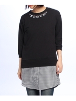 ビジューチュニックセットワンピース/ブラック(019)