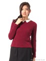 衿取外しワイドRib　PO　1/ワイン