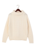 ★JC　アラン柄タートルプルオーバー/OFF-WHITE