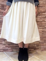 ウールエターミンスカート/アイボリー