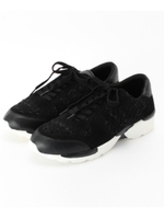 コンビ素材スニーカー/サンドベージュ(053)