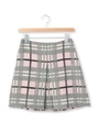 シャギーチェックスカート/ピンク系(270)
