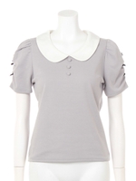 プチリボンパワショルＴＯＰＳ/ネイビー