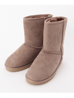 ムートン風ブーツ/ダークブラウン(043)