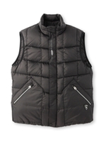 比翼シャイニングダウンベスト/サンドベージュ(553)