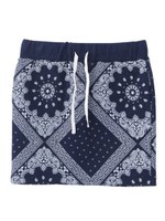 BANDANA SWEAT SKIRT/チャコール