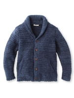 もこもこシャギーショールカーディガン/ネイビー(093)