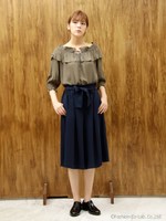 ツイルワッシャーシャーリングBL/NAVY