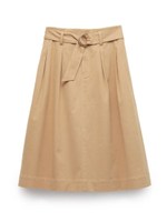 ベルト付ボリュームスカート/NVY