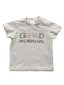 GOOD MORNINGbabyロゴTシャツ/GRY