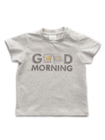 GOOD MORNINGbabyロゴTシャツ/GRY