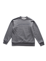 【GELATO PIQUE HOMME】ラバーロゴプリントプルオーバー/GRY