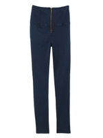 【OU】フロントジップパンツ/BORDEAUX