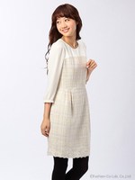 チェックツィードレースOP/アイボリー