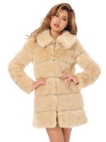 フェイクファーコート/BEIGE