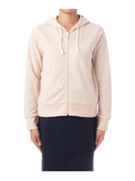 ラメジップ裏毛パーカ/ピンク(072)