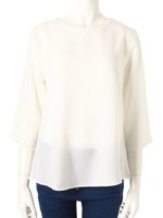 袖デザインチュニック/ブラック