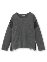 CROLLA ニットプルオーバー/ダークグレー(013)